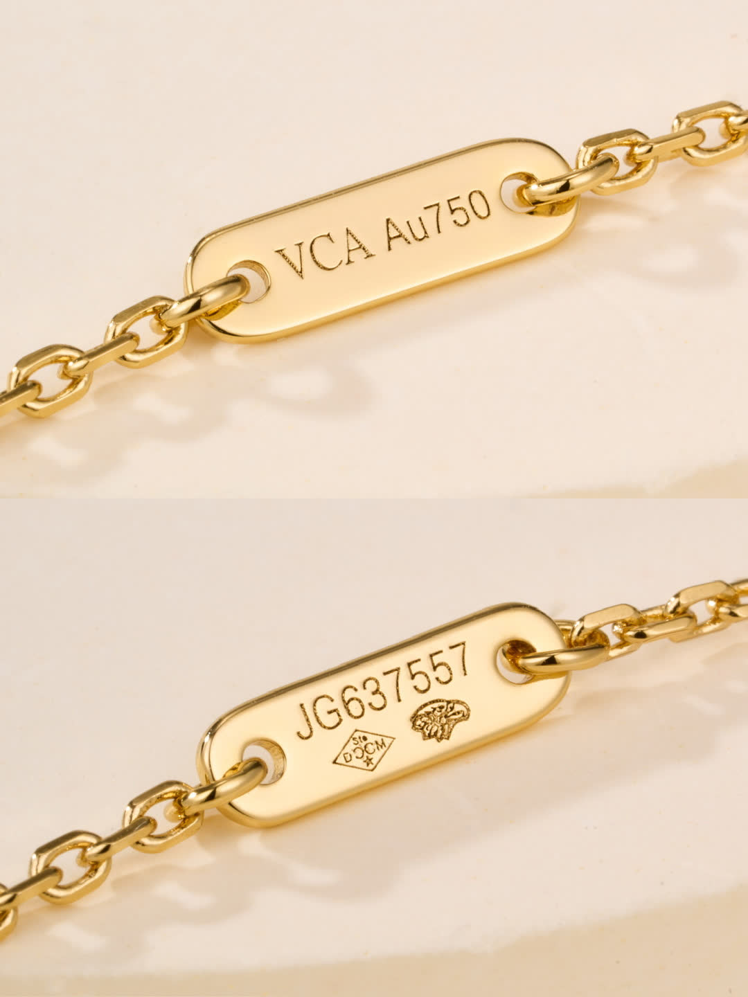 Van Cleef & Arpels Magic Alhambra Pink Enamel Gold Necklace